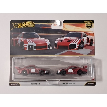 Hot Wheels 1:64 2 pack Premium - Porsche 935 + Porsche 935 2018